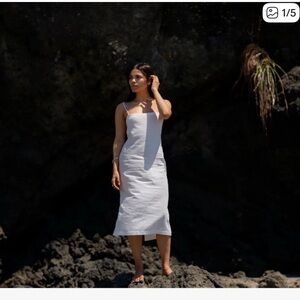 ISO Vincent James Square Neck Dress